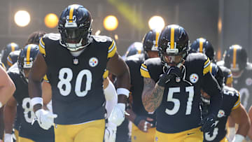 Pittsburgh Steelers tight end Darnell Washington (80) 