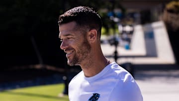 Carolina Panthers head coach Dave Canales