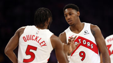 Immanuel Quickley and RJ Barrett, Toronto Raptors