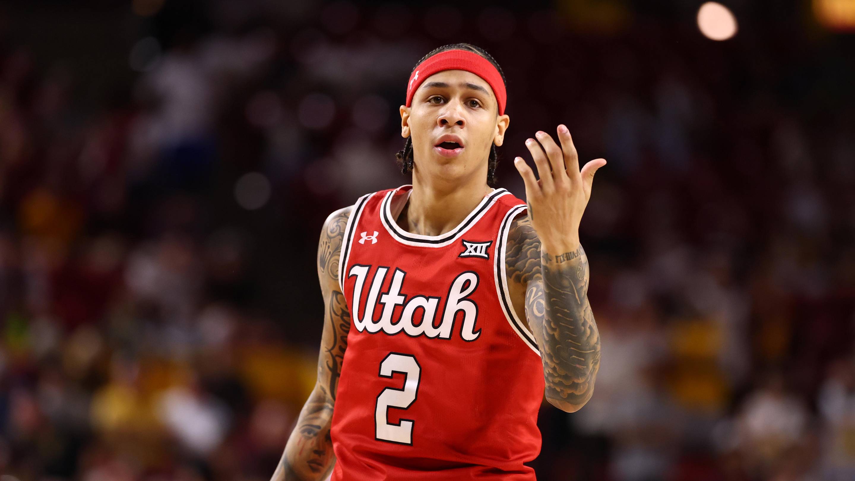 Former Utah Runnin' Utes guard Terrence Brown. | Mark J. Rebilas-Imagn Images