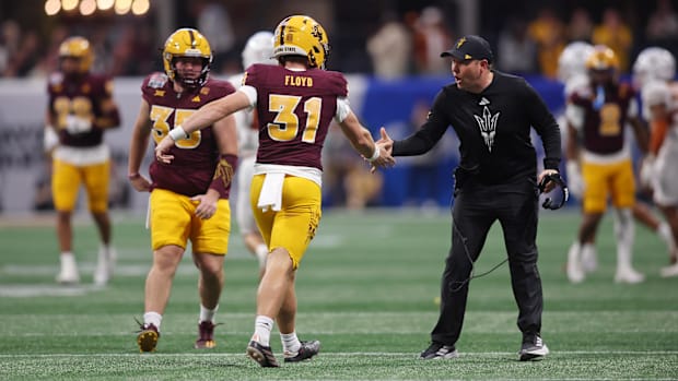 Arizona State received a first round bye in the College Football Playoff after starting the season unranked in the AP Top 25