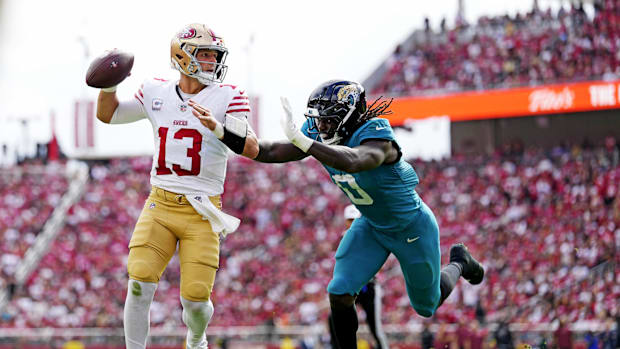 San Francisco 49ers quarterback Brock Purdy start or si