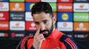 Ruben Amorim was speaking at his latest news conference