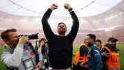 Xabi Alonso après le titre du Bayer Leverkusen