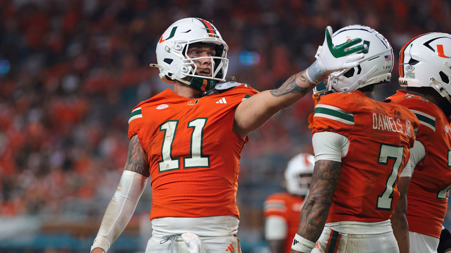 No. 5 Miami Dominates No. 18 USF, Taming the Bulls 49-12