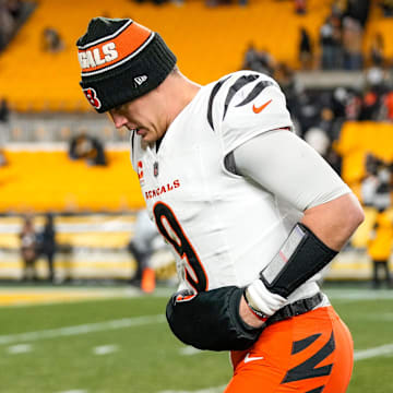 Cincinnati Bengals quarterback Joe Burrow on Saturday, Jan. 4, 2025.