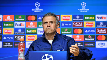 Paris Saint-Germain Training Session And Press Conference - UEFA Champions League 2024/25 Quarter