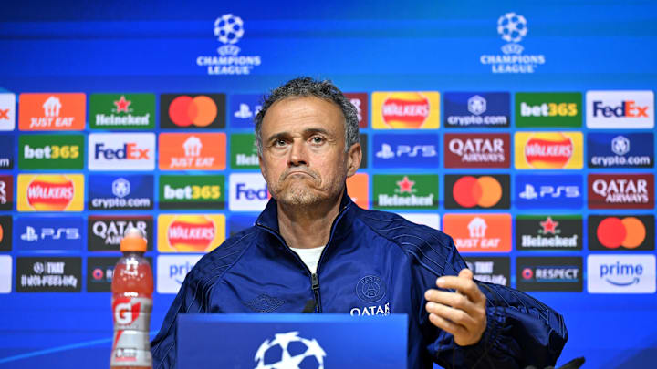 Paris Saint-Germain Training Session And Press Conference - UEFA Champions League 2024/25 Quarter
