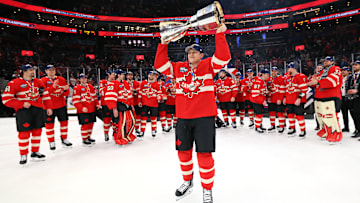 Nathan MacKinnon will be looking for his second international championship with Team Canada this year.