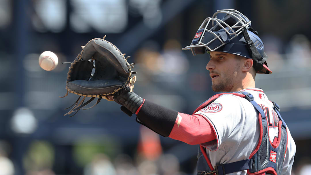 Drew Millas, once one of the better defensive catchers in the minors, has made the Nationals question their roster construction through the first month of play.
