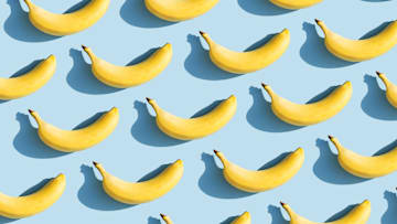 Bananas require a little finessing.