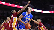 Lauren Betts drives to the basket against USC last week.