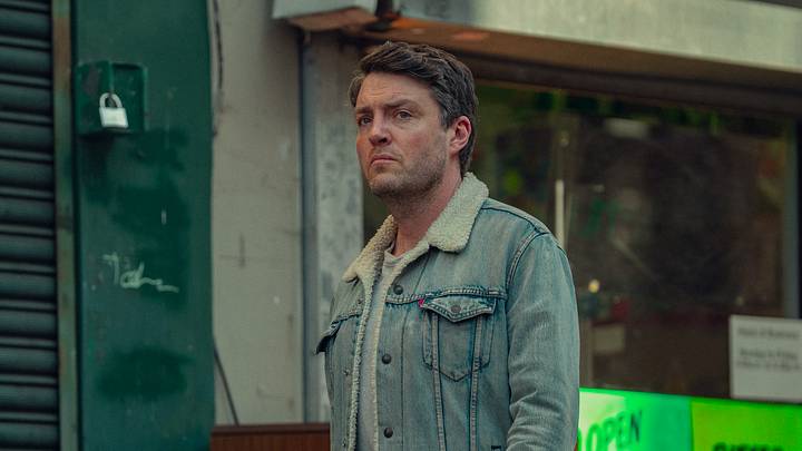 Legends. Tom Burke as Guy in Legends. Cr. Courtesy of Justin Downing/Netflix © 2026
