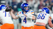 Boise State Broncos quarterback Maddux Madsen (4). 