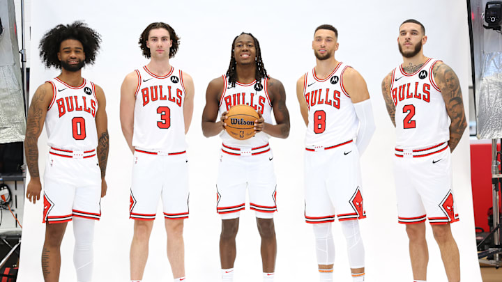 Chicago Bulls, Coby White, Josh Giddey, Ayo Dosunmu, Zach LaVine, Lonzo Ball