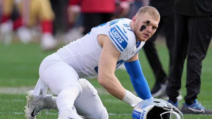 Detroit Lions defensive lineman Aidan Hutchinson