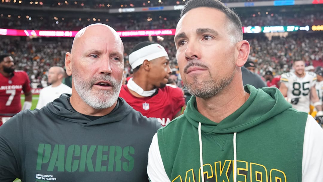 Oct 19, 2025; Glendale, Arizona, USA; Green Bay Packers head coach Matt LaFleur leaves the field after the game against the Arizona Cardinals at State Farm Stadium.