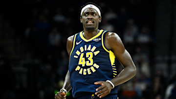 Indiana Pacers forward Pascal Siakam (43) during a game against the Minnesota Timberwolves.