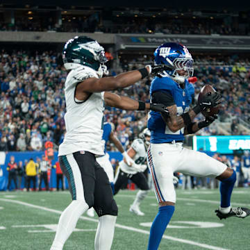 PFF has New York Giants cornerback Cor'Dale Flott as the defense's biggest surprise this season.