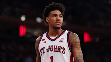 Alabama v St. John's; St. John's basketball forward Dillon Mitchell