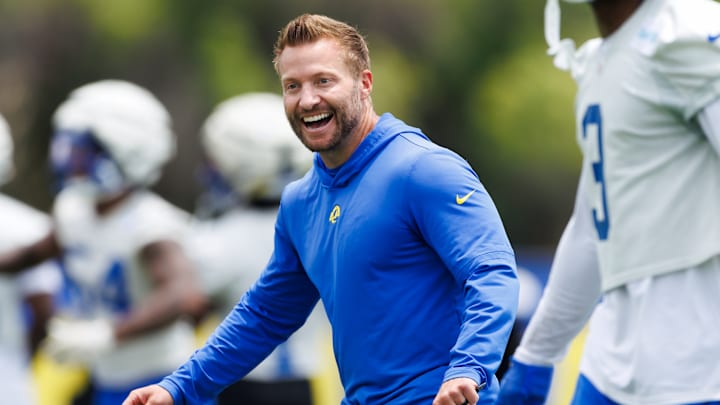 Los Angeles Rams OTA Offseason Workout, HC Sean McVay