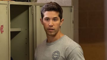 CHICAGO FIRE -- "Mercy" Episode 1404 -- Pictured: Brandon Larracuente as Sal Vasquez 