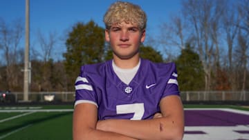 Sevier County's Cooper Newman is the PrepXtra football player of the year, photographed at Sevier County High School in Sevierville, Tenn., on Thursday, December 12, 2024.