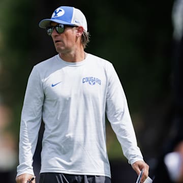 BYU Offensive Coordinator Aaron Roderick