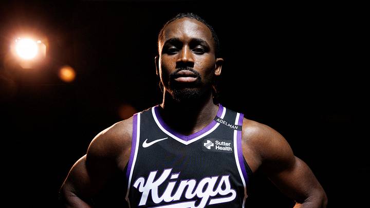 Sep 28, 2026; Sacramento, CA, USA;  Sacramento Kings guard Adam Flagler (20) during media day at Golden 1 Center.  Mandatory Credit: Sergio Estrada-Imagn Images