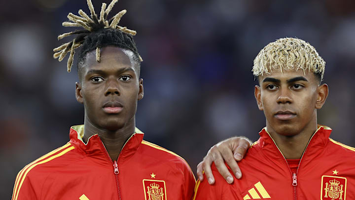 Lamine Yamal et Nico Williams sont prévenus. Lamine Yamal et Nico Williams sont prévenus.