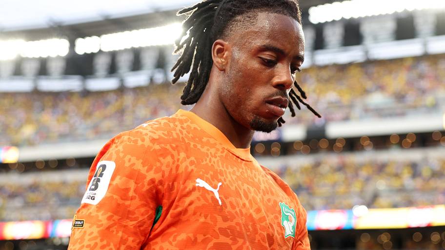 Elye Wahi in action for Côte d’Ivoire.