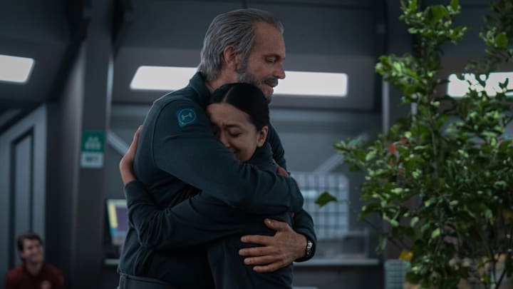 Joel Kinnaman and Cynthy Wu in "For All Mankind," now streaming on Apple TV+.