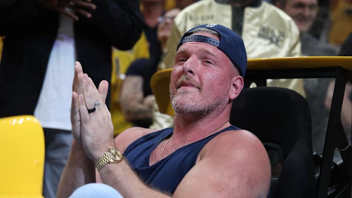 ESPN sports analyst Pat McAfee enjoys watching the Boston Celtics and the Indiana Pacers in the 2024 NBA Playoffs