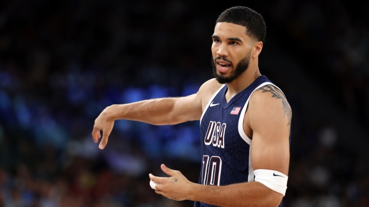 Jayson Tatum fue utilizado poco por Steve Kerr en los Juegos Olímpicos de París 2024