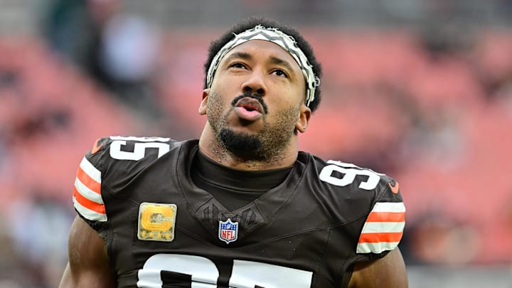 Cleveland Browns defensive end Myles Garrett