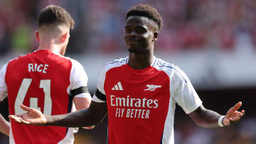 Saka opened his account for the season