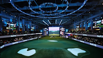 A general view of the SoFi Center, home of the TGL