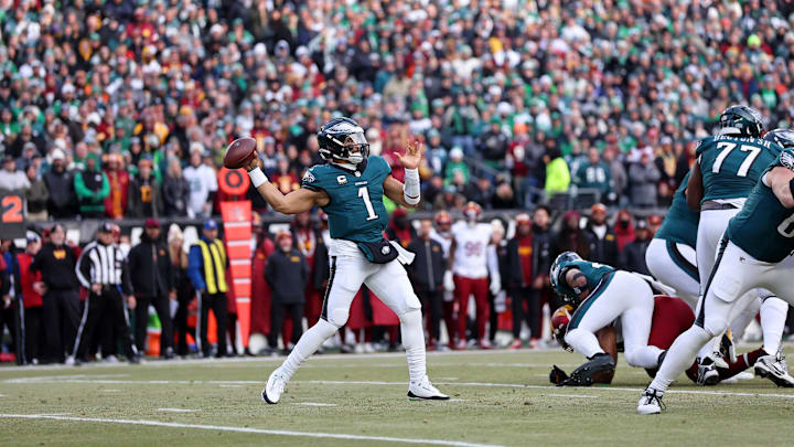 Bet on Jalen Hurts to complete an explosive pass against the Commanders on Sunday.