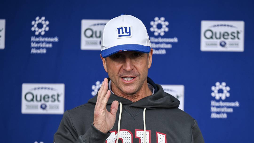 New York Giants - head coach John Harbaugh New York Giants - head coach John Harbaugh