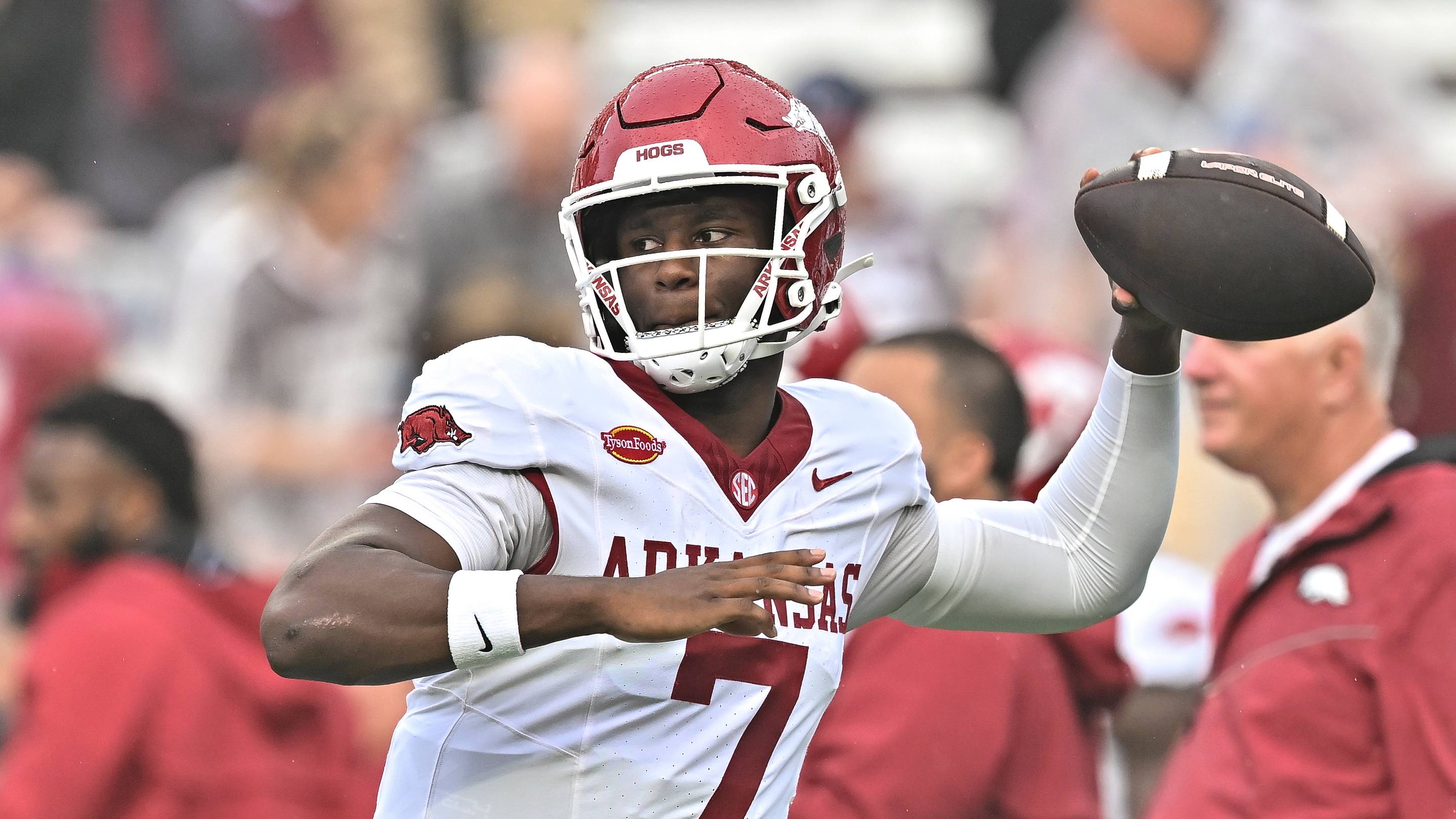 KJ Jackson Takes Steps Backwards In Arkansas' Blowout Loss To Texas A&M