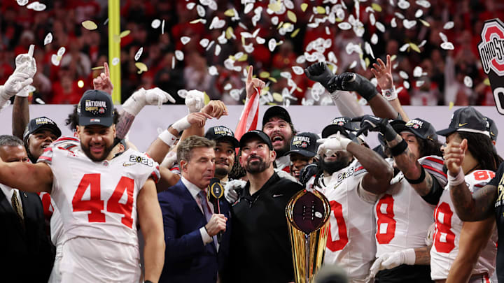Ohio State captured the first 12-team national championship in 2024–25, after doing the same in the four-team era a decade earlier.