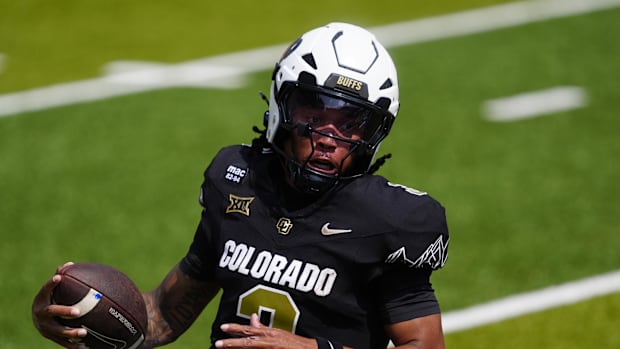 Deion Sanders Reacts Ryan Staub Game Colorado Buffaloes Quarterback Situation  Kaidon Salter Julian Lewis Delaware Blue Hens 