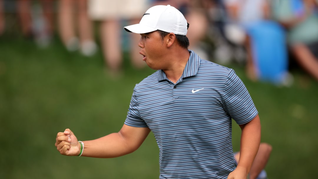 Tom Kim at the Travelers Championship - Final Round