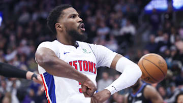 Mar 3, 2025; Salt Lake City, Utah, USA; Detroit Pistons guard Malik Beasley: Rob Gray-Imagn Images