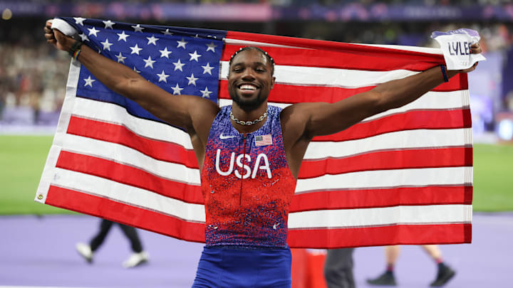 Noah Lyles explained all of problems with adidas on a podcast. Noah Lyles explained all of problems with adidas on a podcast.