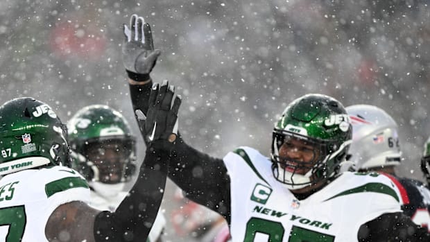 Former Alabama Crimson Tide defensive tackle Quinnen Williams of the New York Jets