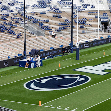 A general view of the end zone at Penn State's Beaver Stadium prior to the Nittany Lions' game vs. the Northwestern Wildcats.