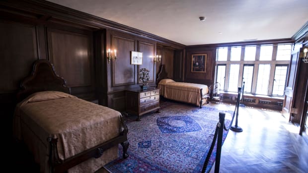 Louis Armstrong's sleeping quarters Iowa at Salisbury House