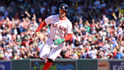 Aug 31, 2025; Boston, Massachusetts, USA; Boston Red Sox third baseman Alex Bregman (2) rounds the bases to score on a two run home run by left fielder Jarren Duran (16) (not pictured) during the fifth inning against the Pittsburgh Pirates at Fenway Park. Mandatory Credit: Eric Canha-Imagn Images