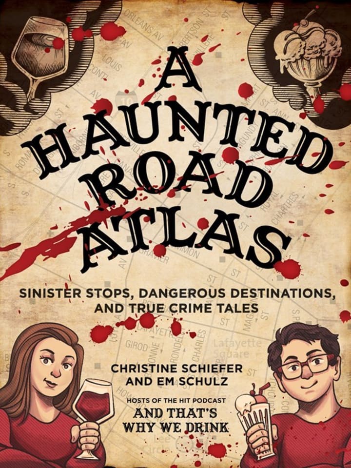 The cover of the book 'The Haunted Road Atlas'